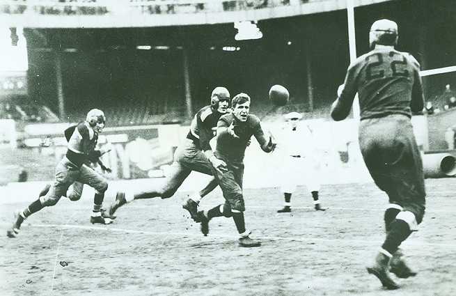 The Bears downed the Giants 23-21 in the inaugural NFL Championship Game in 1933.